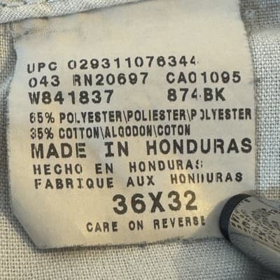 Dickies 874 Pants Mens 36x32 Black Workwear Classic Straight Fit Durable - Thumbnail 4