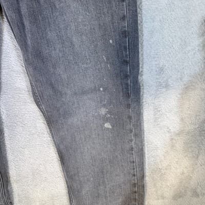 Levis 559 Jeans Mens 34x32 Gray Straight Leg Distressed Wash Denim Pants - Thumbnail 3