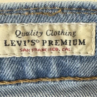 Levis 559 Jeans Mens 36x34 Blue Relaxed Straight Leg Medium Wash Denim Pants - Thumbnail 5