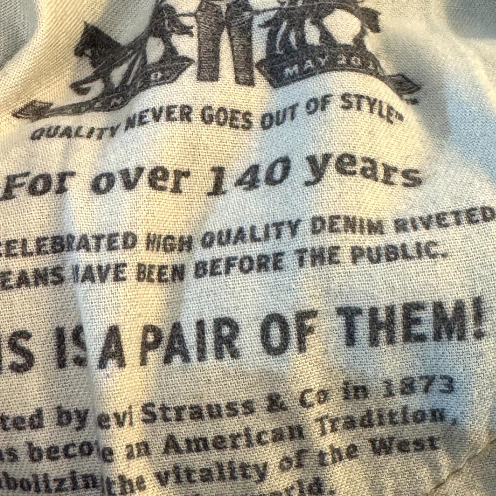 Levi's 550 Men’s Jeans 38 X 32 Blue Denim Stretch Relaxed Fit Straight Leg M1651 - Thumbnail 11