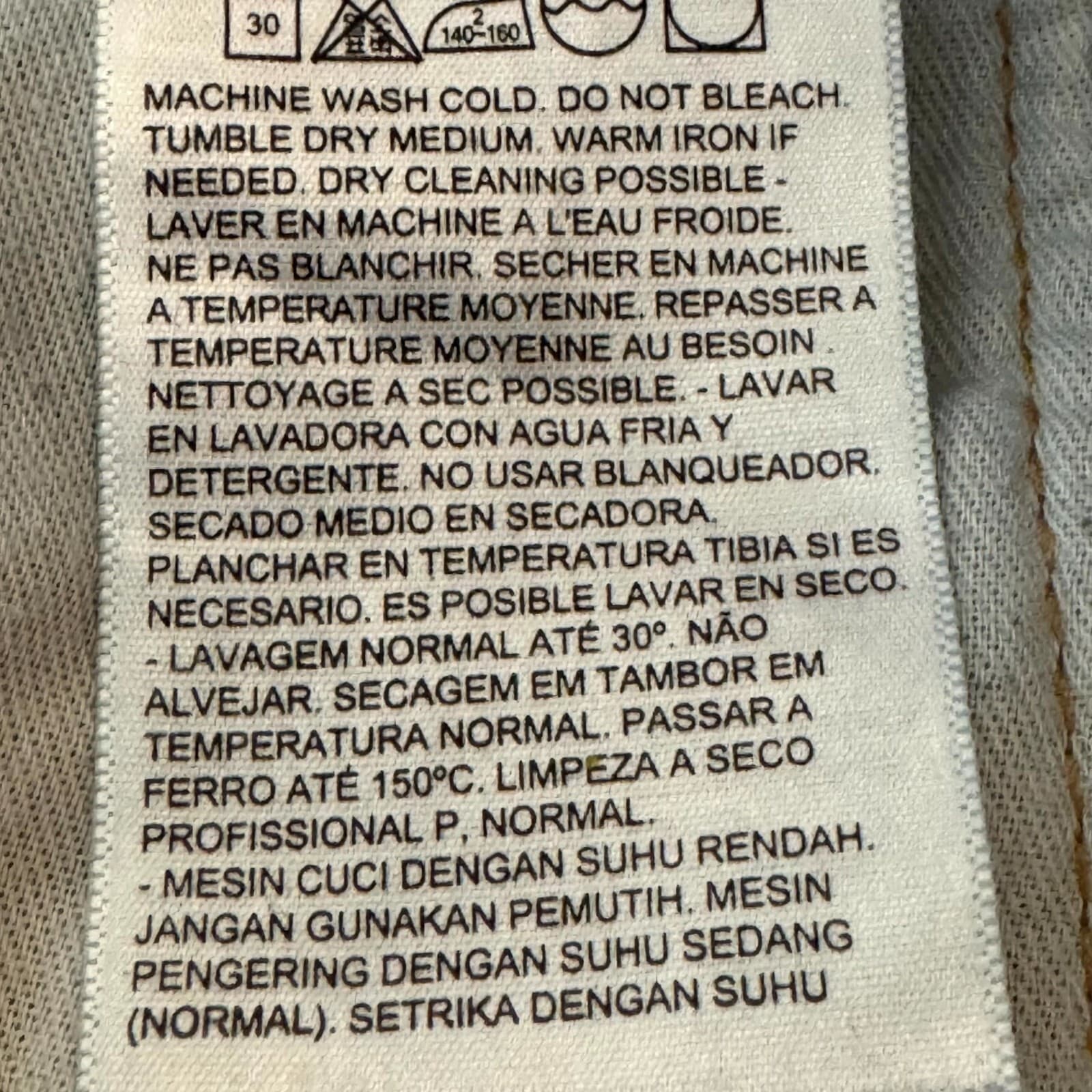 Levi's 550 Men’s Jeans 38 X 32 Blue Denim Stretch Relaxed Fit Straight Leg M1651 - Thumbnail 14