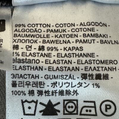 Levis 569 Jeans Mens 40x30 Black Loose Straight Fit Denim Comfort Stretch USA - Thumbnail 5