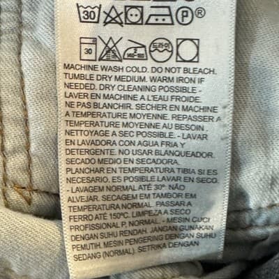 Levis 507 Jeans Mens 36x32 Blue Denim Stretch Tapered Medium Wash Classic - Thumbnail 6