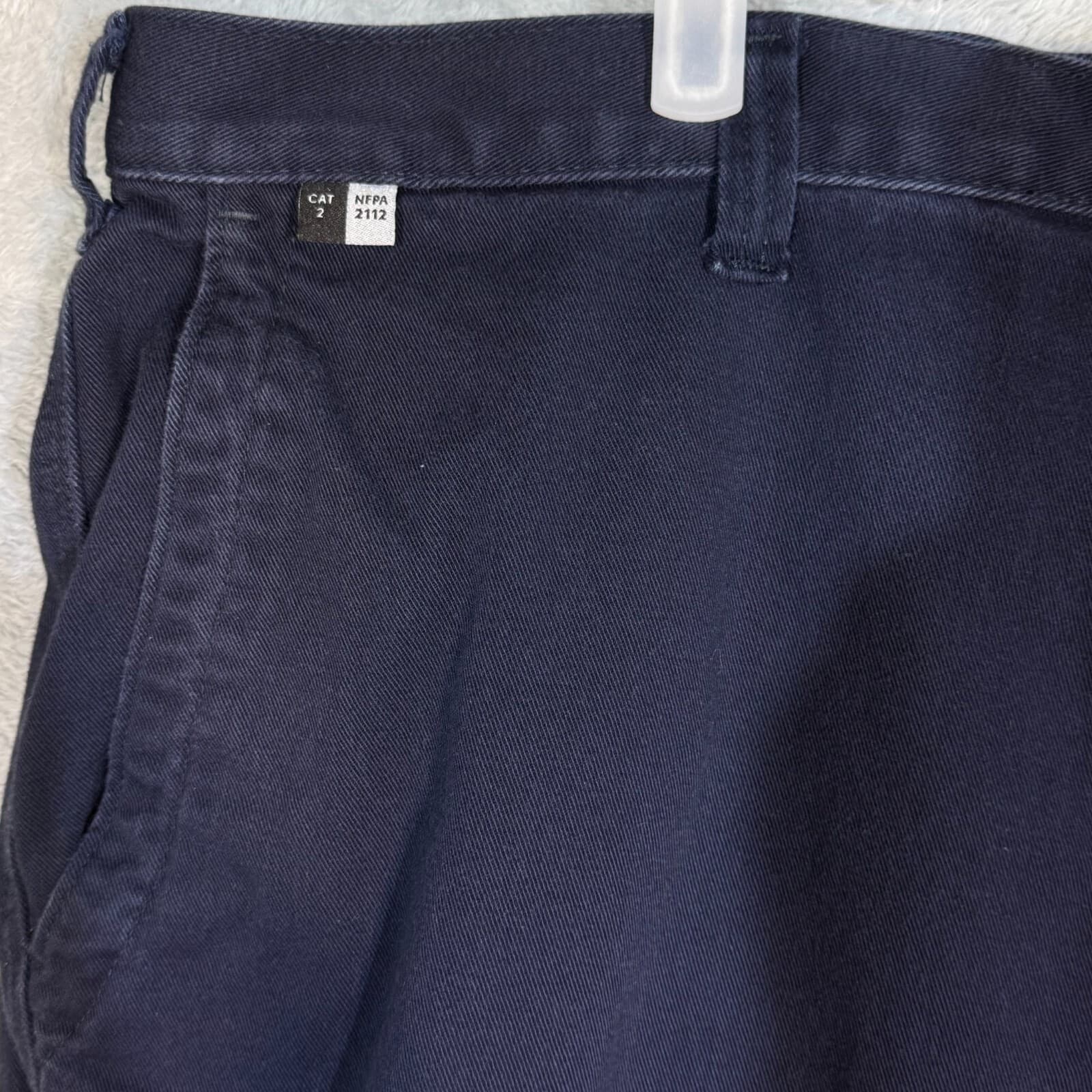 Carhartt Flame Resistant Chino Pants Men's 42x32 Navy FR Workwear - Thumbnail 3