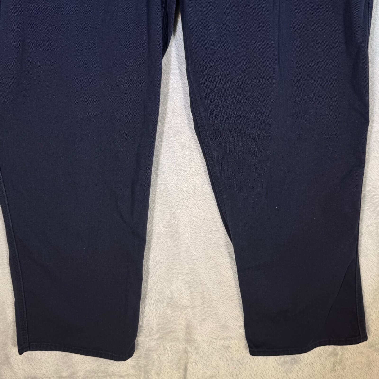 Carhartt Flame Resistant Chino Pants Men's 42x32 Navy FR Workwear - Thumbnail 5