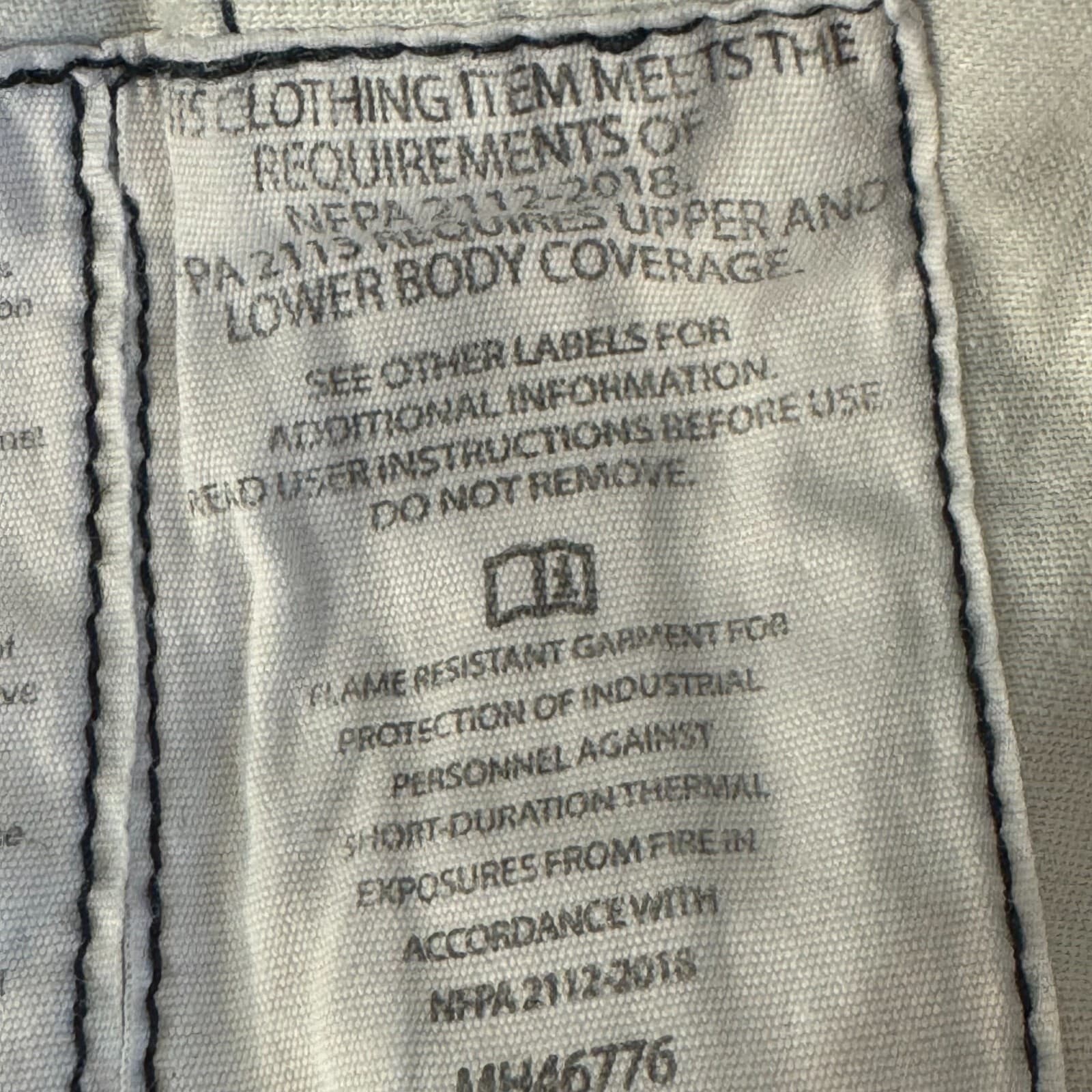 Carhartt Flame Resistant Chino Pants Men's 42x32 Navy FR Workwear - Thumbnail 13