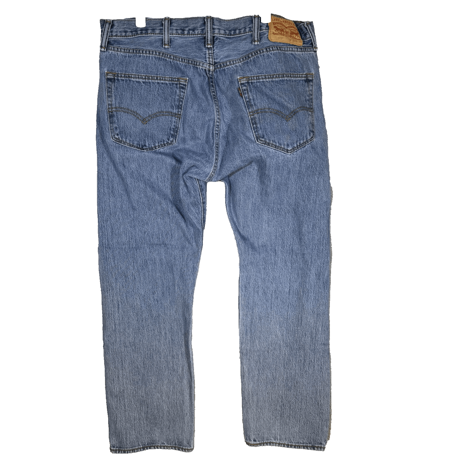 Levis 501 Jeans Mens 38x30 Straight Leg Button Fly Classic Vintage Denim - Thumbnail 2