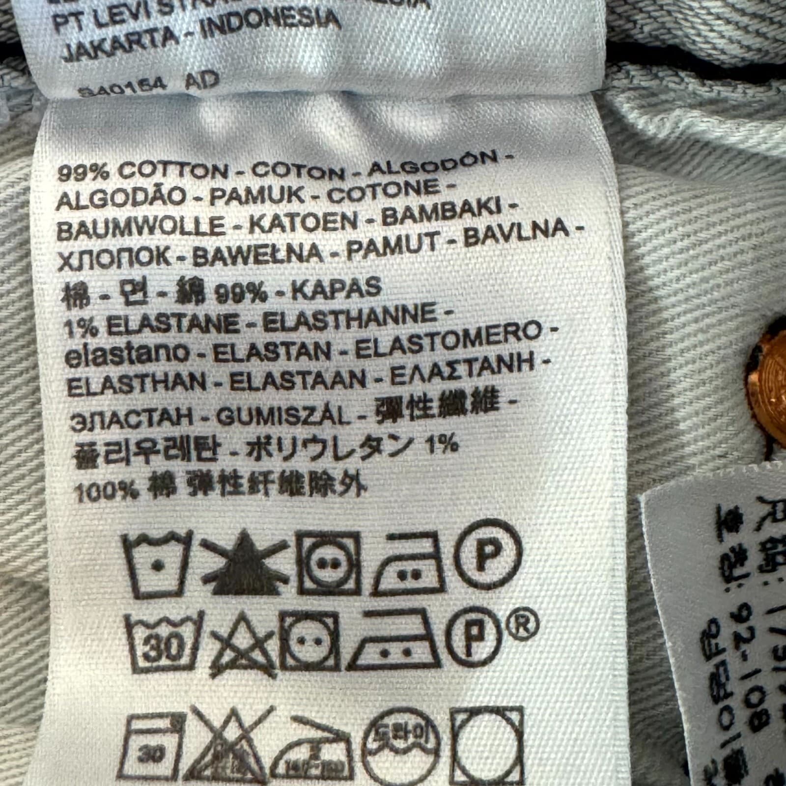 Levi's 501 Bermuda Shorts Men's 36 Gray Mid-Rise Button-Fly Original Fit M1655 - Thumbnail 15