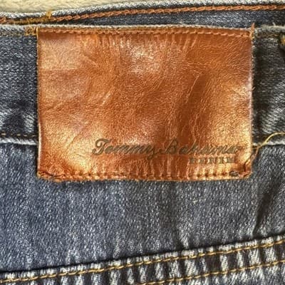 Tommy Bahama Jeans Mens 38x34 Blue Classic Fit Denim Straight Leg Tencel Blend - Thumbnail 3