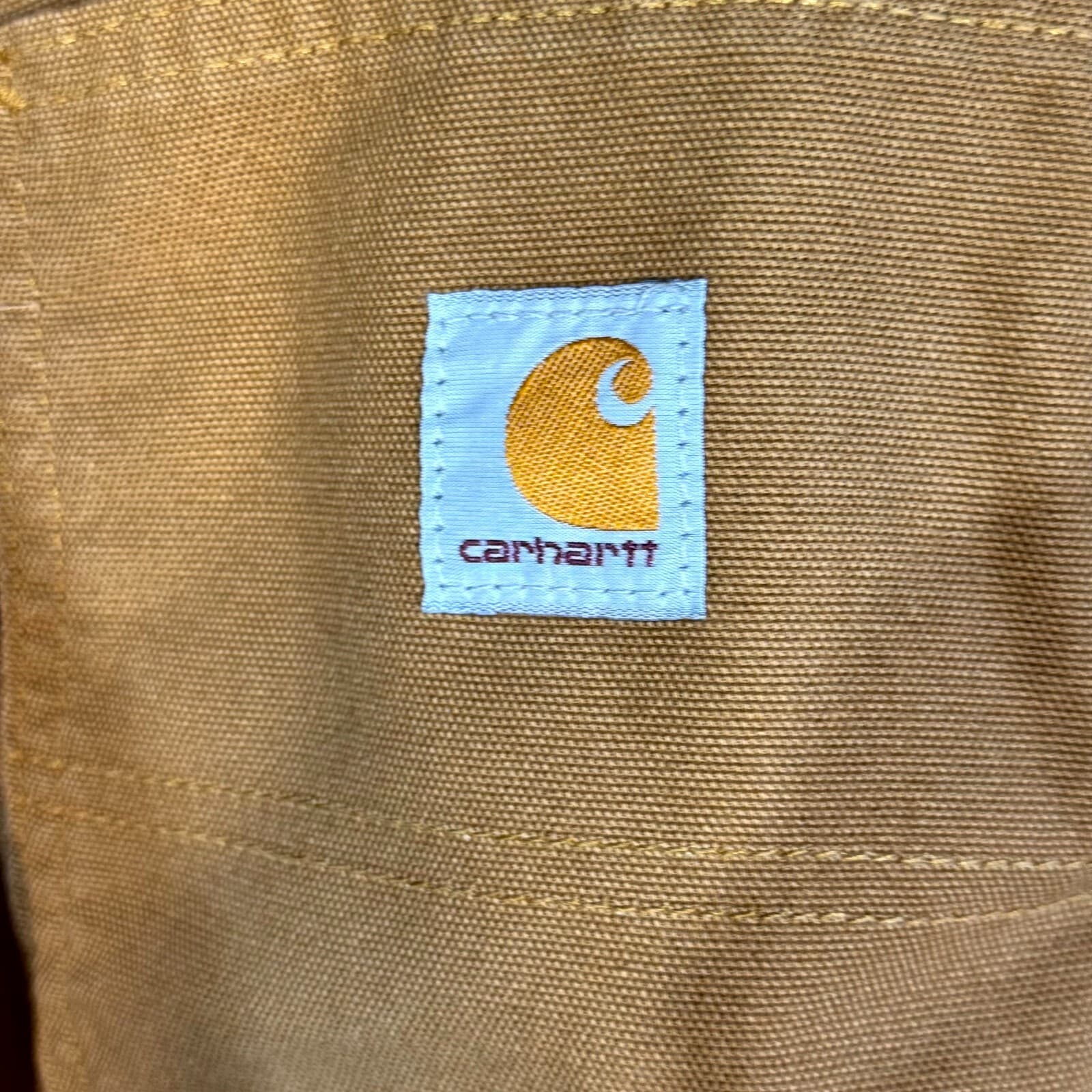 Carhartt Carpenter Jeans Men’s 36x30 Brown Cotton Dungaree Fit Straight - Thumbnail 9