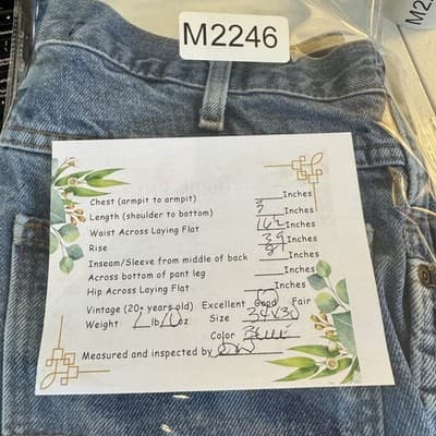 Dickies Jeans Mens 34x30 Relaxed Fit Workwear Carpenter Pants Distressed Denim - Thumbnail 9