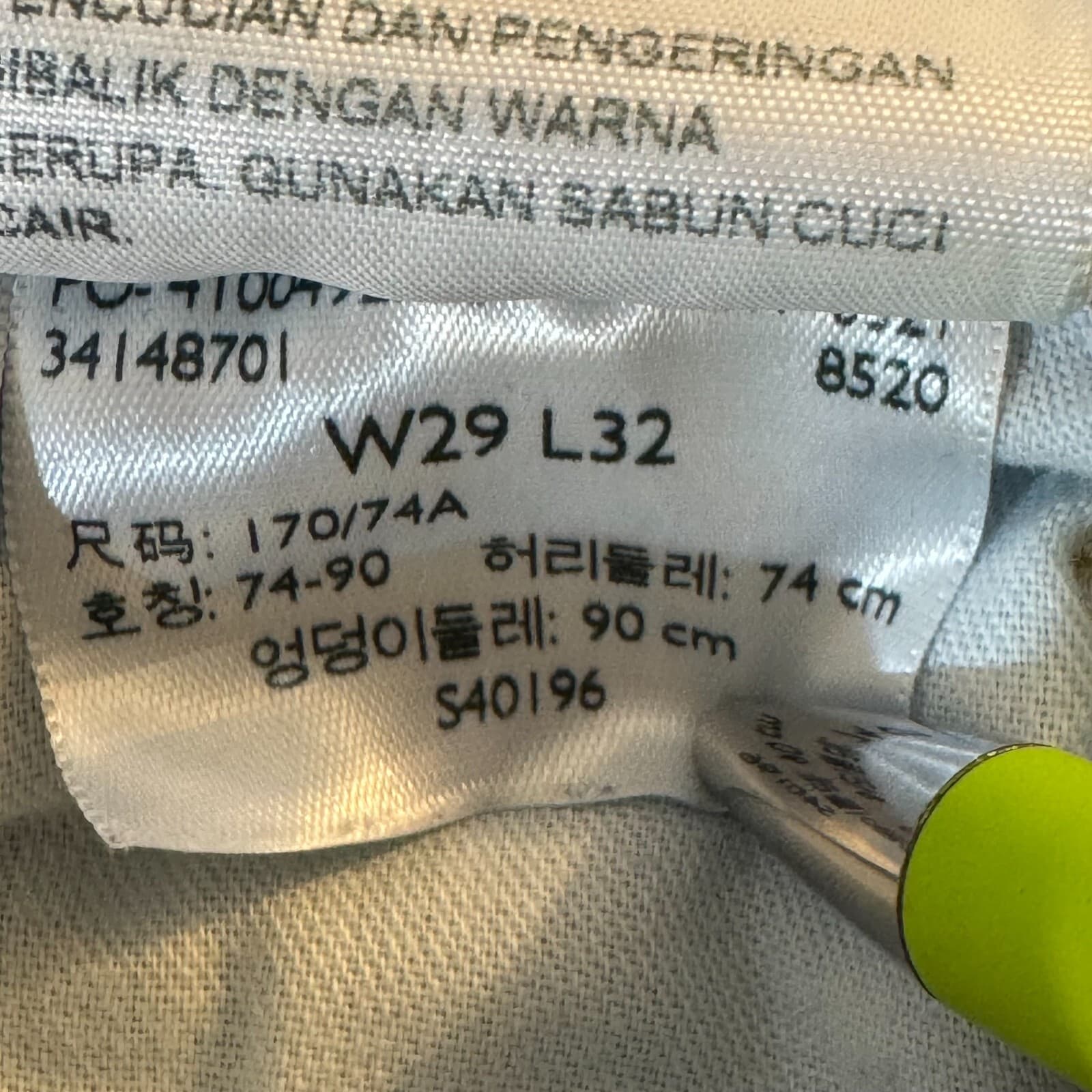 Levis 502 Mens Jeans 29x30 Blue Stretch Denim Mid Rise Straight Leg - Thumbnail 13