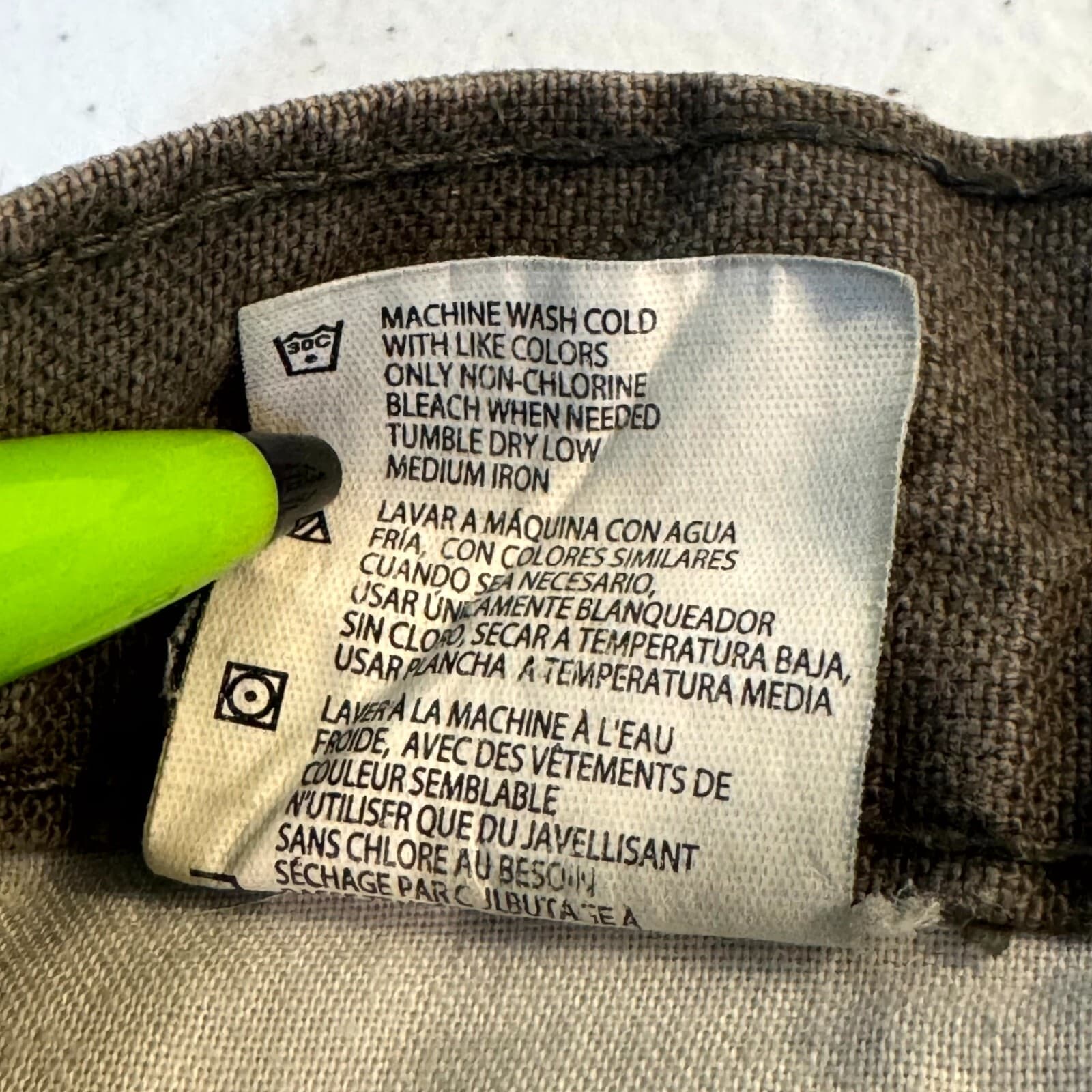 Dickies Men's Carpenter Jeans 40X30 Gray Denim High-Rise Straight Leg Workwear - Thumbnail 11