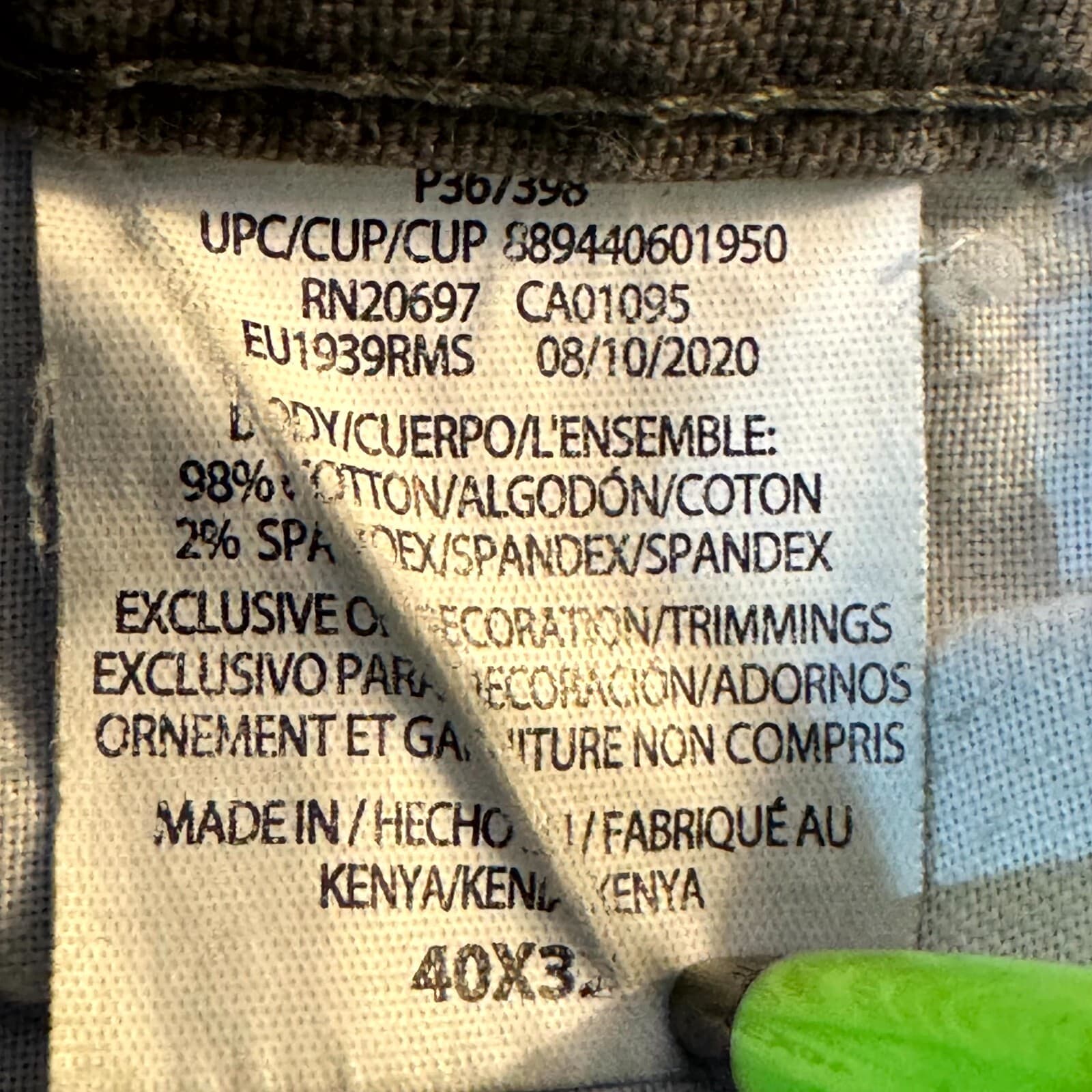 Dickies Men's Carpenter Jeans 40X30 Gray Denim High-Rise Straight Leg Workwear - Thumbnail 10