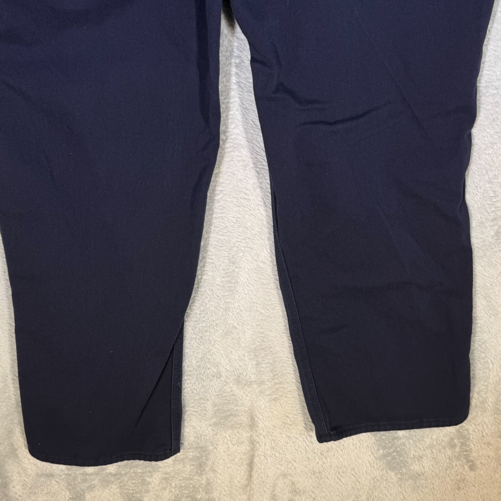 Carhartt Flame Resistant Chino Pants Men's 42x32 Navy FR Workwear - Thumbnail 9