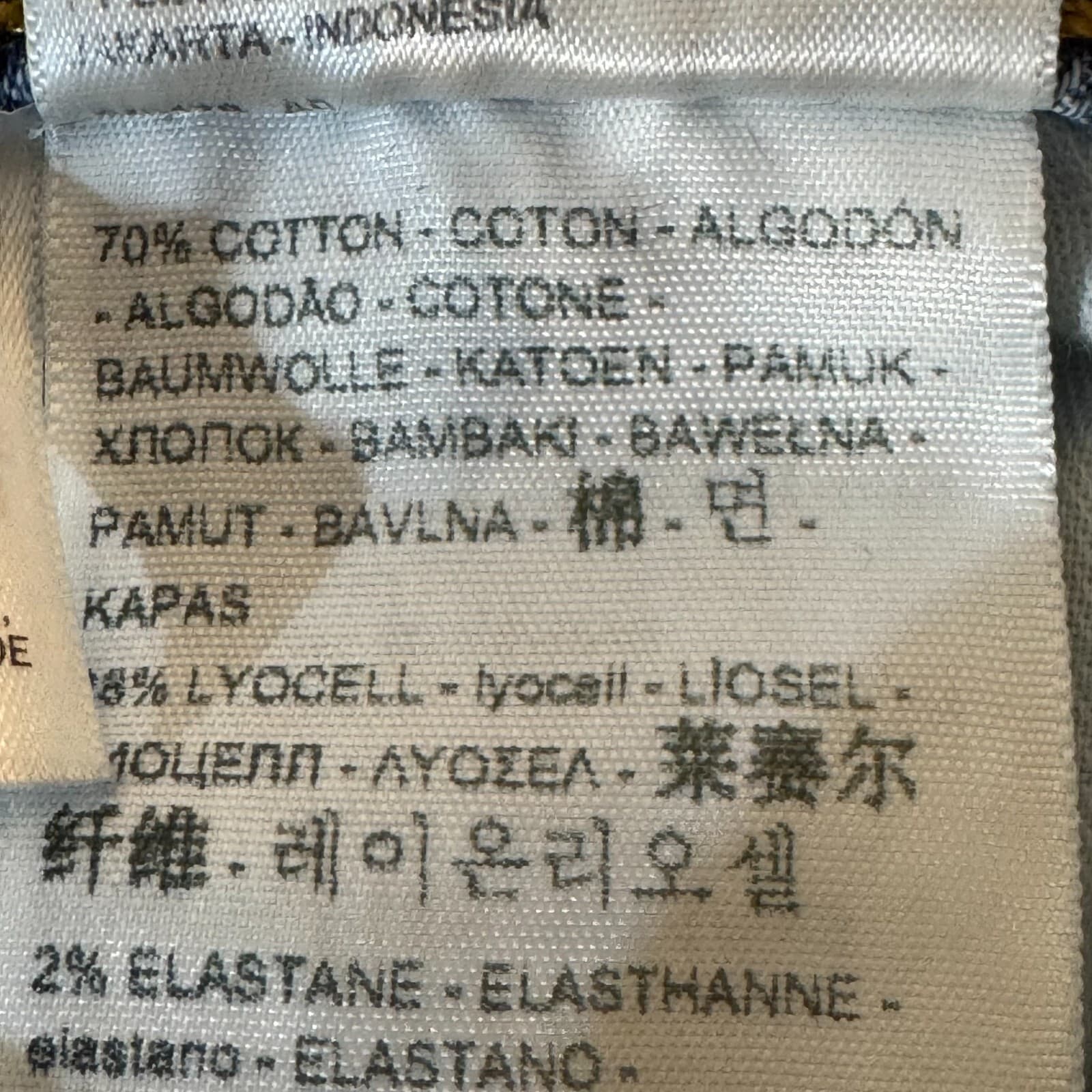 Levis 502 Mens Jeans 29x30 Blue Stretch Denim Mid Rise Straight Leg - Thumbnail 12