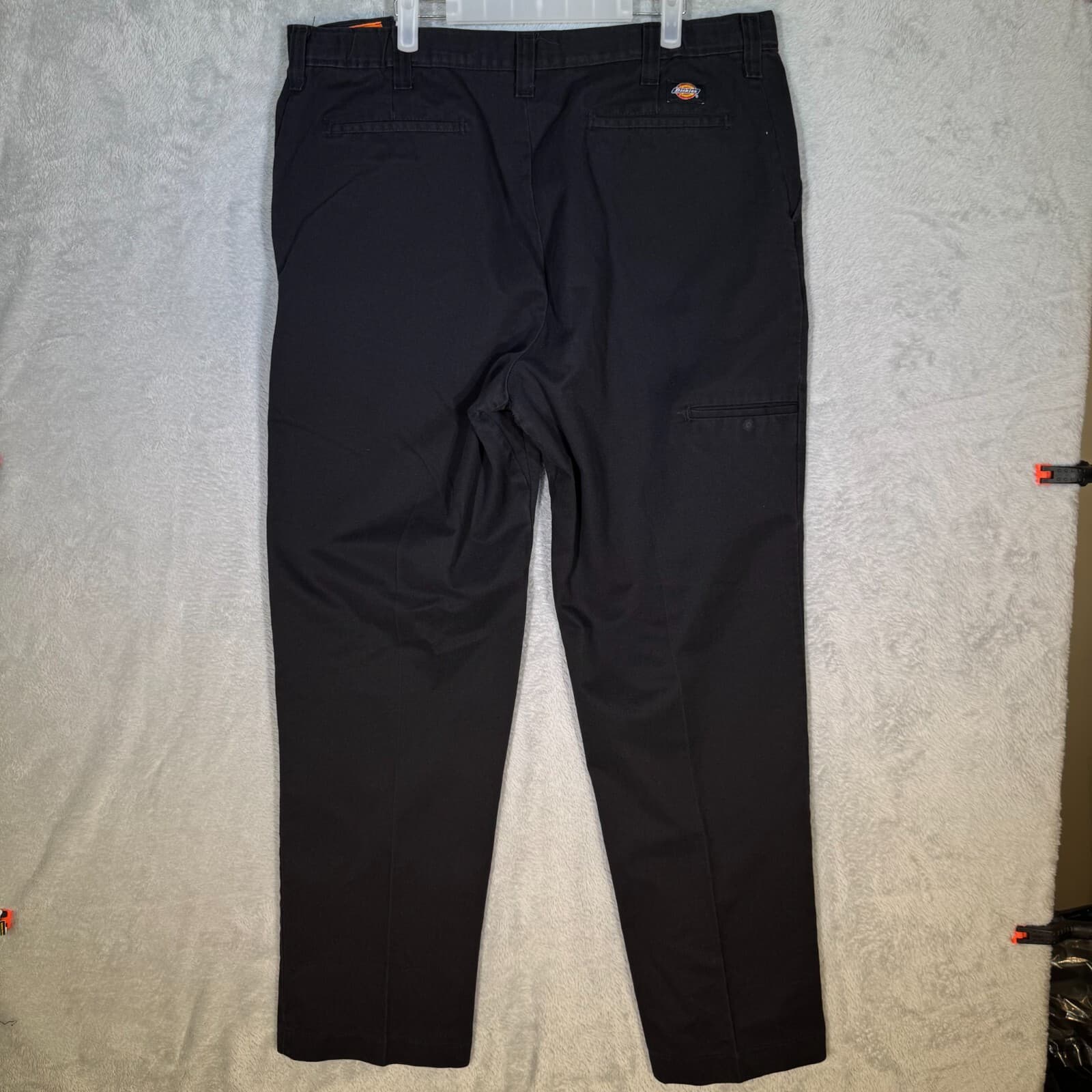 Dickies Men's Original Flex Work Pants 38 x 34 Black High-Rise Straight Leg - Thumbnail 6