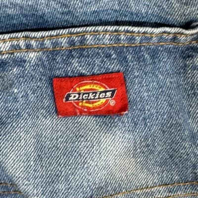 Dickies Jeans Mens 34x30 Relaxed Fit Workwear Carpenter Pants Distressed Denim - Thumbnail 4