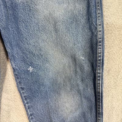 Dickies Jeans Mens 34x30 Relaxed Fit Workwear Carpenter Pants Distressed Denim - Thumbnail 3