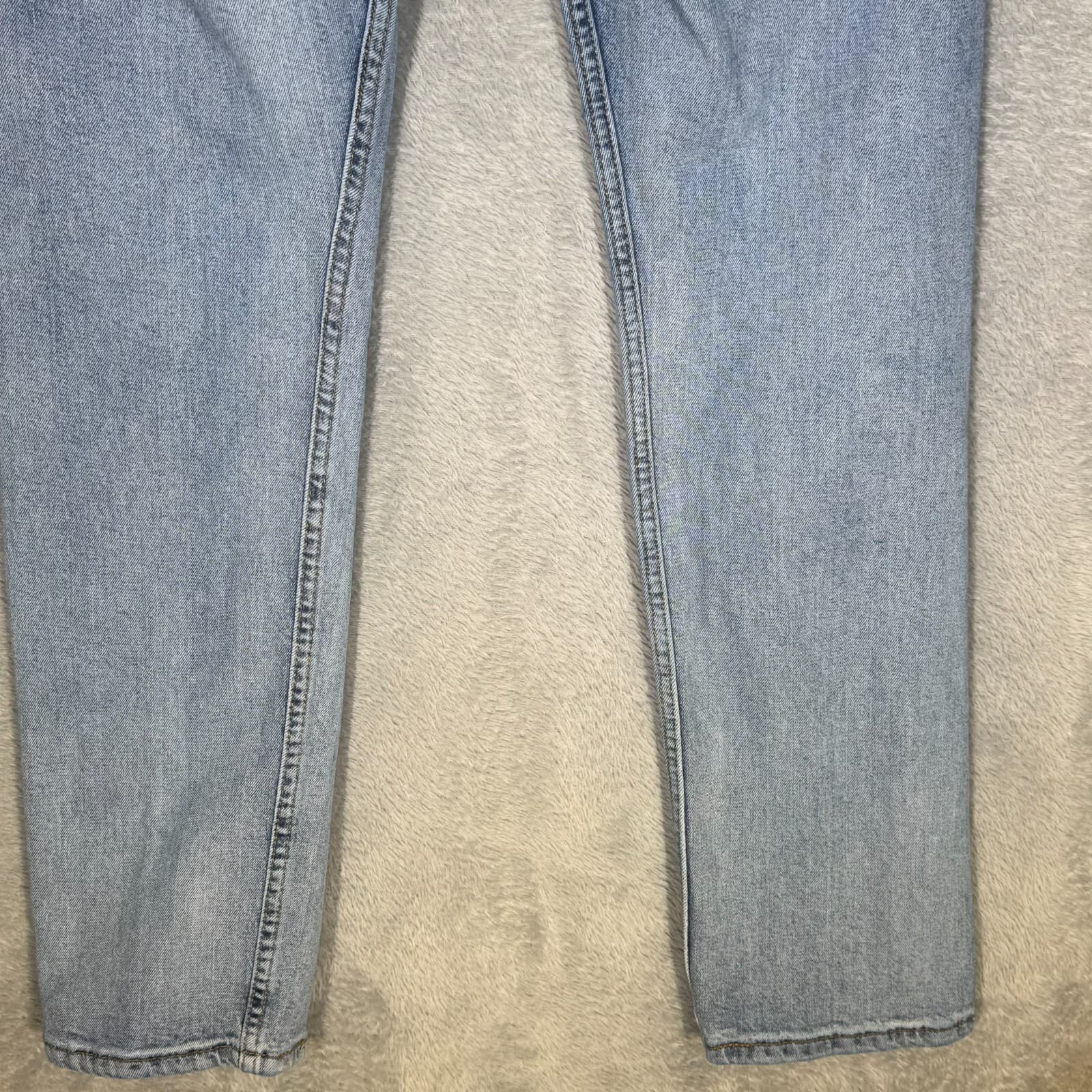 Levis 502 Mens Jeans 29x30 Blue Stretch Denim Mid Rise Straight Leg - Thumbnail 8