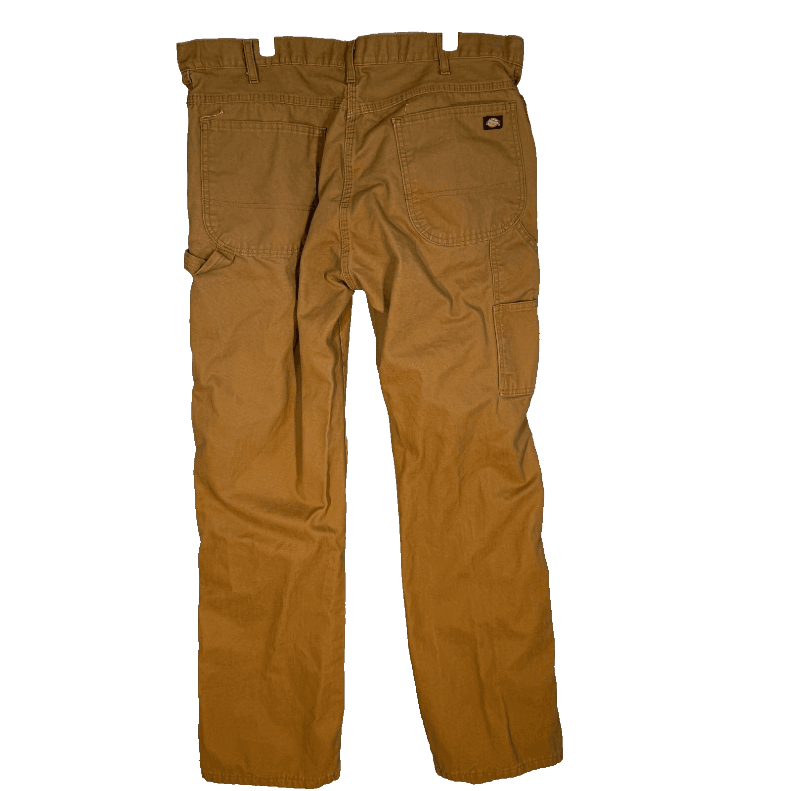 Dickies Carpenter Jeans Men 36x32 Brown Cotton Relaxed Fit Straight Leg - Thumbnail 2