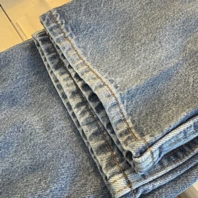 Dickies Jeans Mens 34x30 Relaxed Fit Workwear Carpenter Pants Distressed Denim - Thumbnail 8