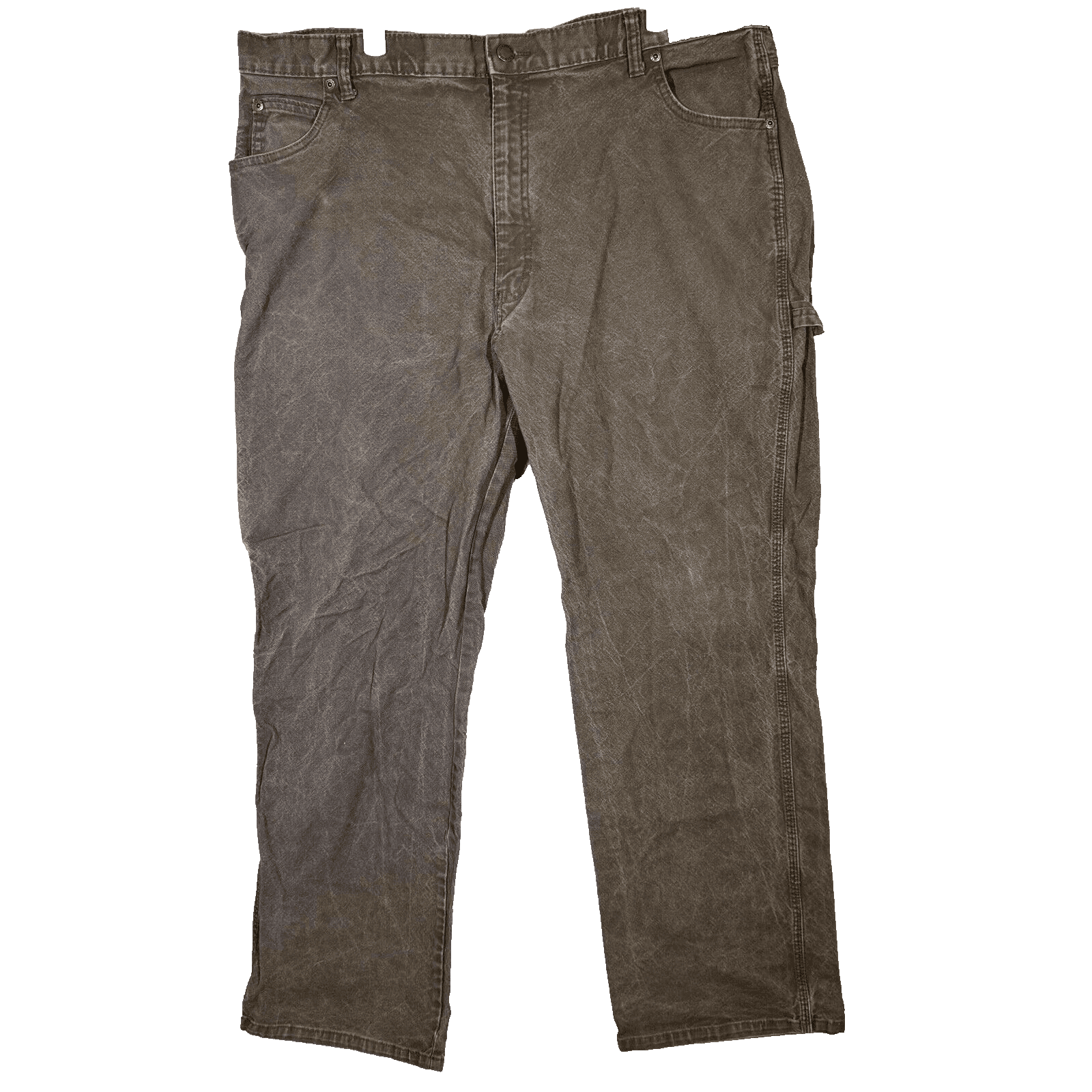 Dickies Men's Carpenter Jeans 40X30 Gray Denim High-Rise Straight Leg Workwear - Image 1