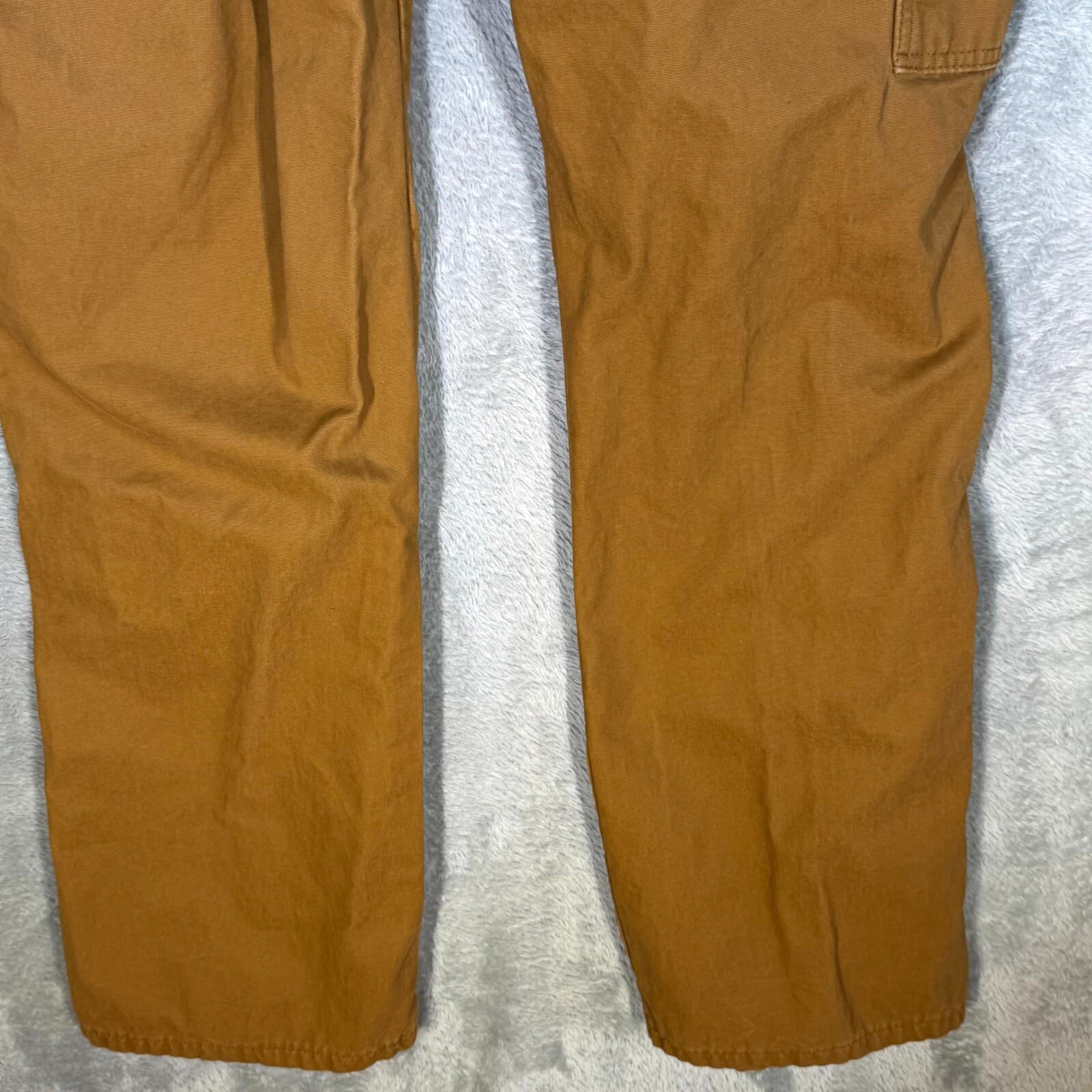 Dickies Carpenter Jeans Men 36x32 Brown Cotton Relaxed Fit Straight Leg - Thumbnail 9