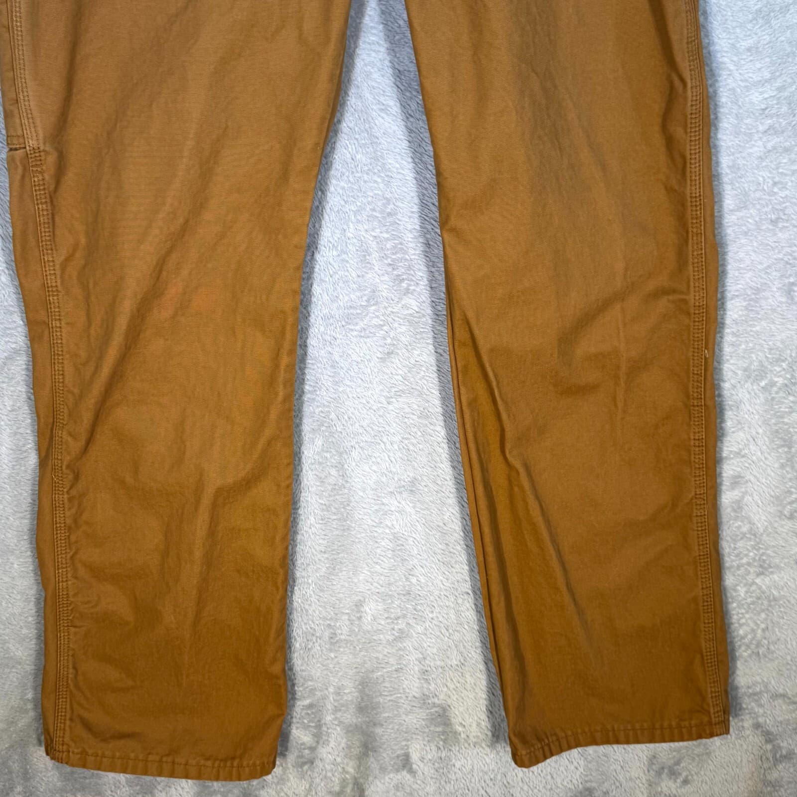 Dickies Carpenter Jeans Men 36x32 Brown Cotton Relaxed Fit Straight Leg - Thumbnail 5