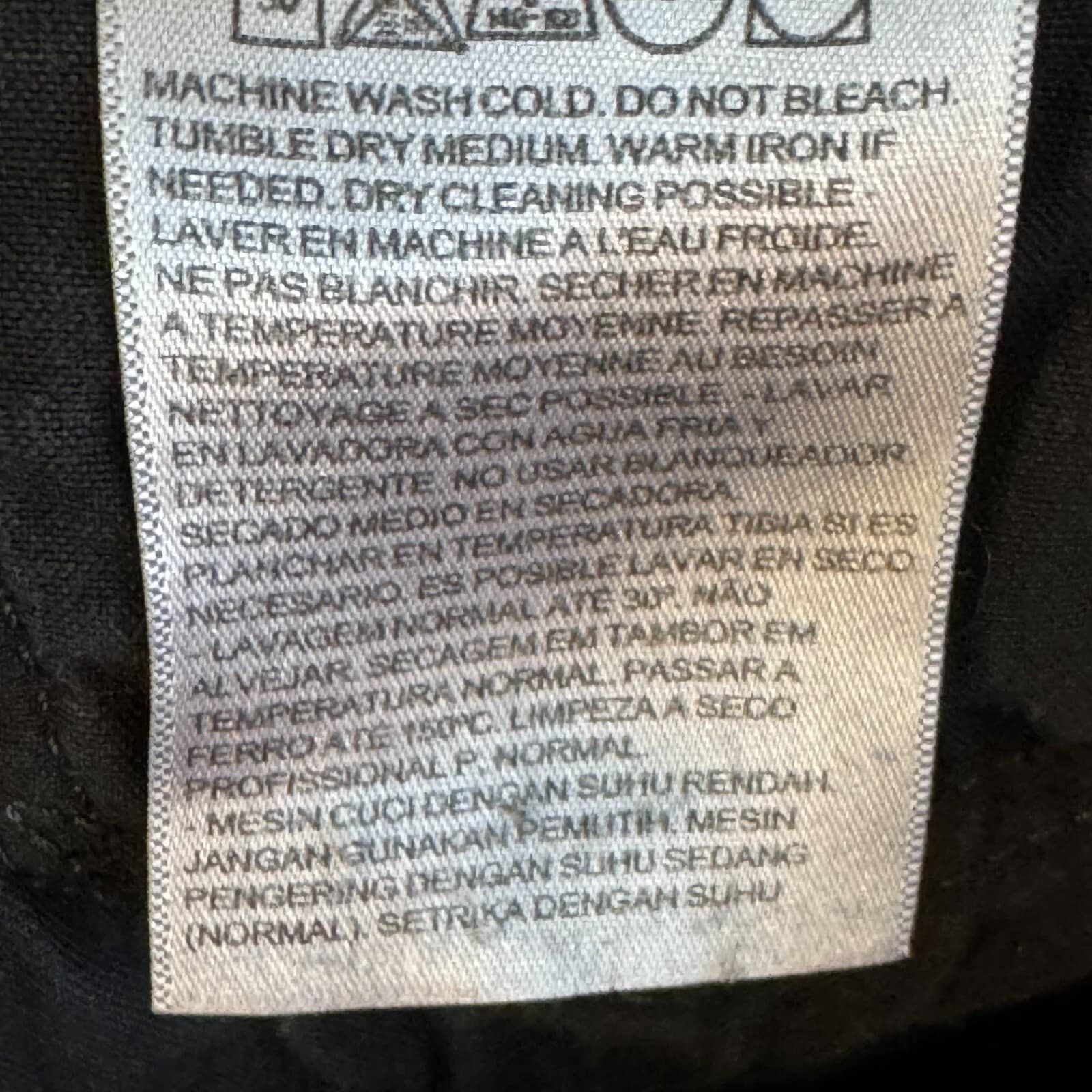 Levi’s 511 Men’s Jeans 38x32 Black Denim Slim Fit Straight Leg Dark Wash - Thumbnail 13