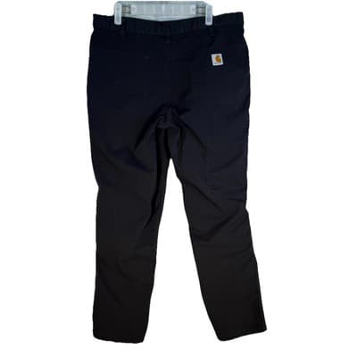 Carhartt Carpenter Pants Men’s 34x32 Gray Relaxed Fit Workwear Rip Stop - Thumbnail 2