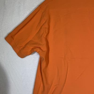 Polo Ralph Lauren Polo Shirt Mens XL Orange Pony Logo Pique Short Sleeve - Thumbnail 10