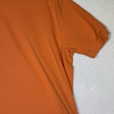 Polo Ralph Lauren Polo Shirt Mens XL Orange Pony Logo Pique Short Sleeve - Thumbnail 12