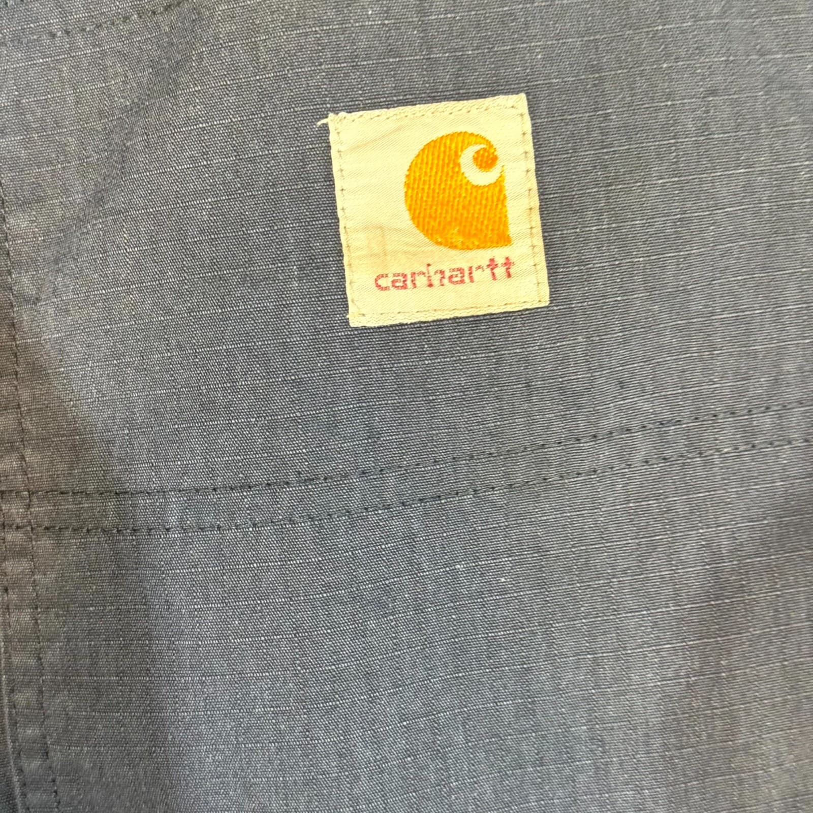 Carhartt Carpenter Pants Men's 74533-20 36x30 Navy Ripstop Relaxed Fit - Thumbnail 4