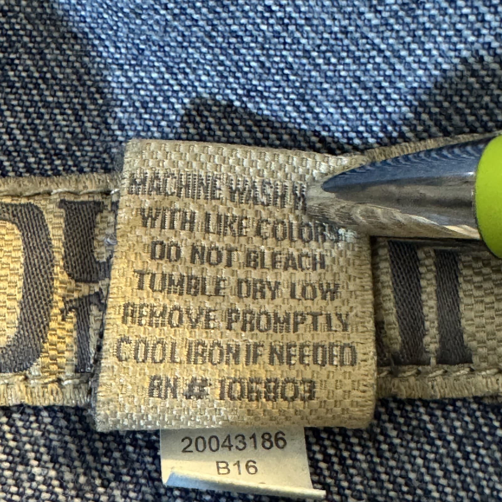 Duluth Trading Company Mens Carpenter Jeans 34 x 32 Blue Mid-Rise Straight - Thumbnail 13