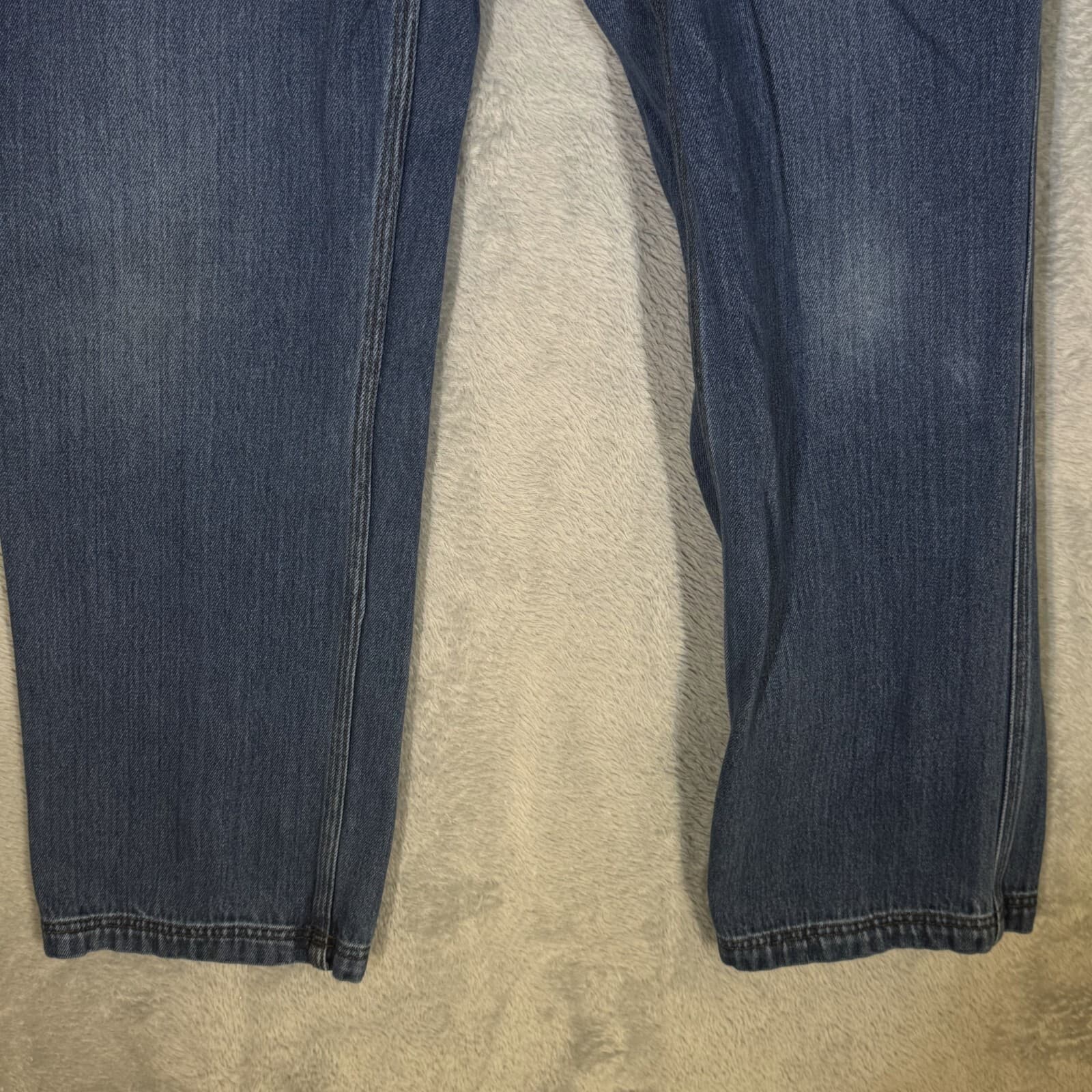 Duluth Trading Company Mens Carpenter Jeans 34 x 32 Blue Mid-Rise Straight - Thumbnail 5