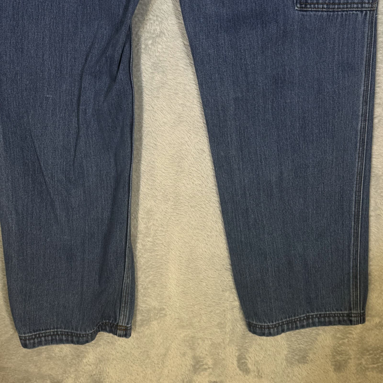 Duluth Trading Company Mens Carpenter Jeans 34 x 32 Blue Mid-Rise Straight - Thumbnail 9