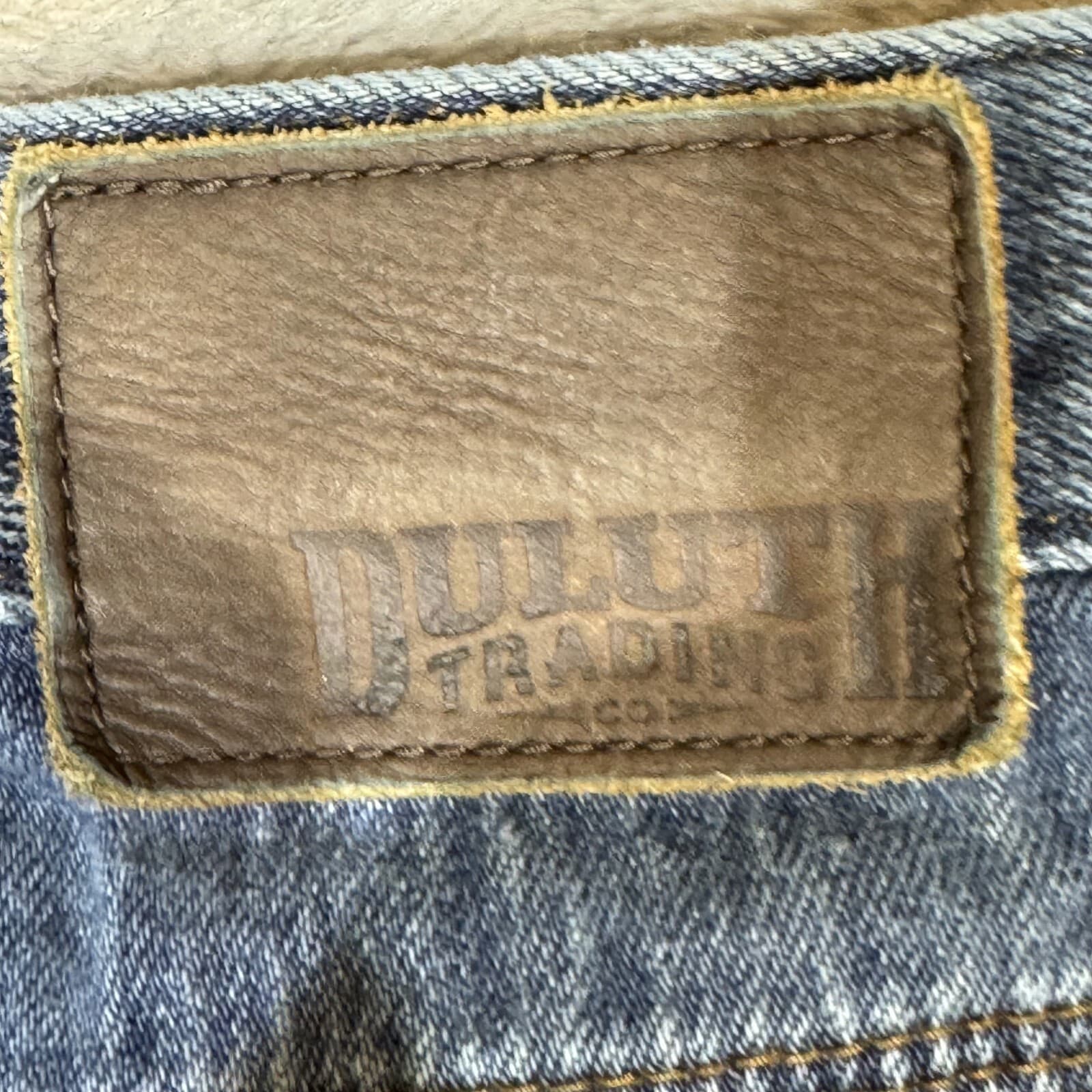 Duluth Trading Company Mens Carpenter Jeans 34 x 32 Blue Mid-Rise Straight - Thumbnail 10