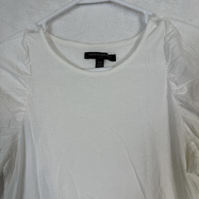 Banana Republic Women's Cotton-Blend Long-Sleeve Crewneck Pullover Size XS W 206 - Thumbnail 4