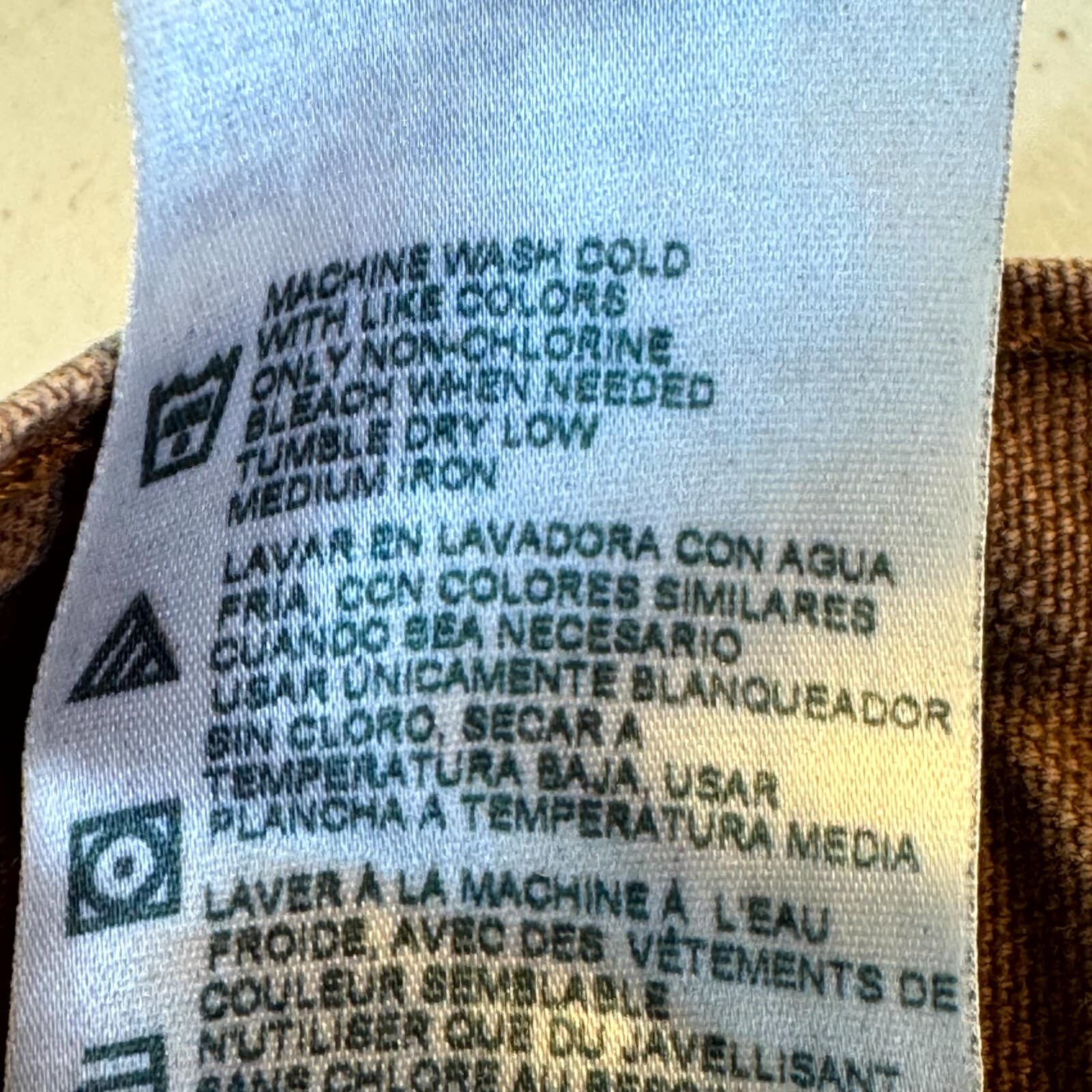 Dickies Dungaree Jeans Men 34x30 Brown Relaxed Fit Straight Leg Workwear - Thumbnail 9