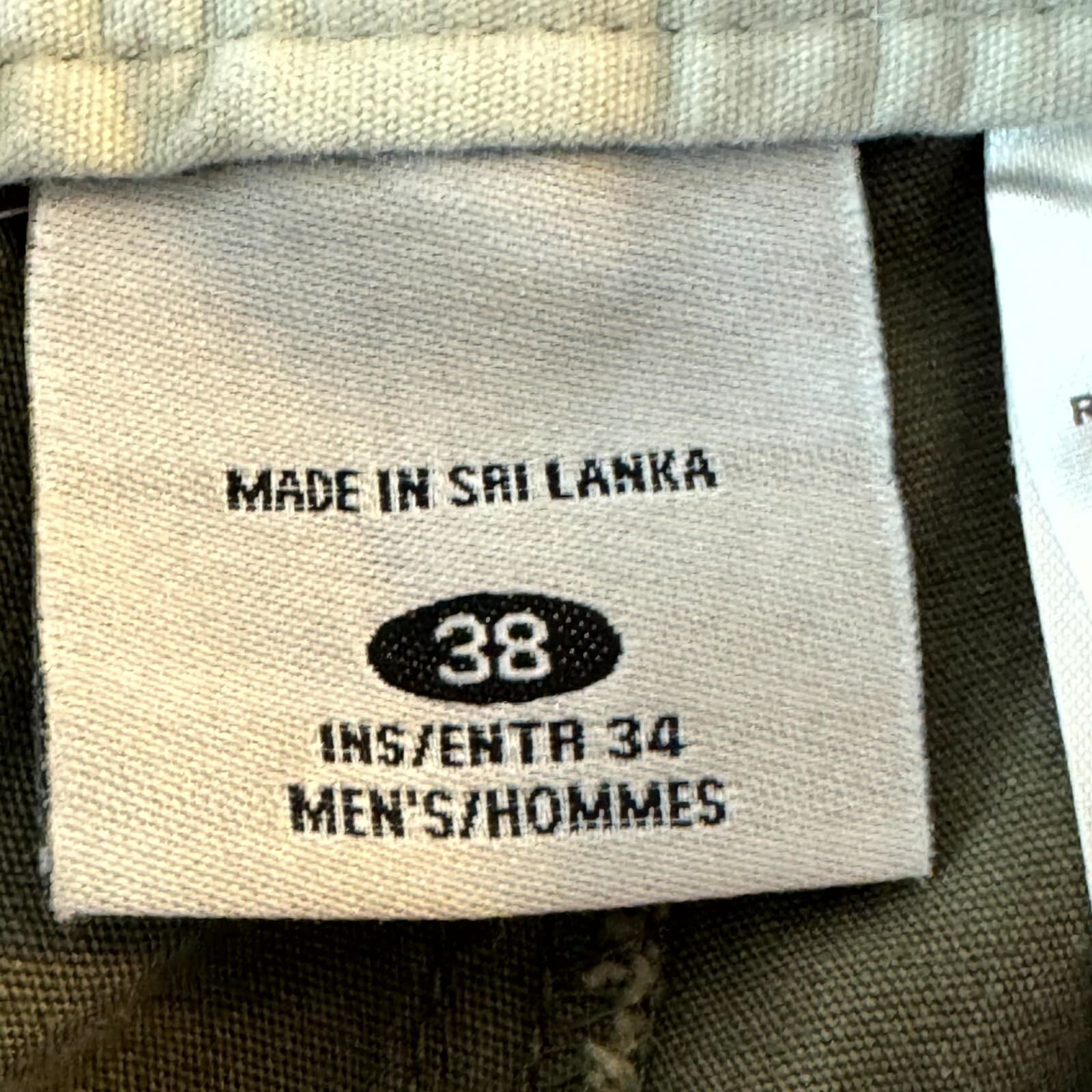 Columbia Cargo Pants Men’s 38x34 Green Cotton Utility Outdoor Workwear - Thumbnail 6