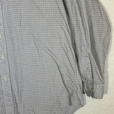 Ralph Lauren Shirt Mens 16 34/35 Lavender Check Yarmouth Button Down Long Sleeve - Thumbnail 6