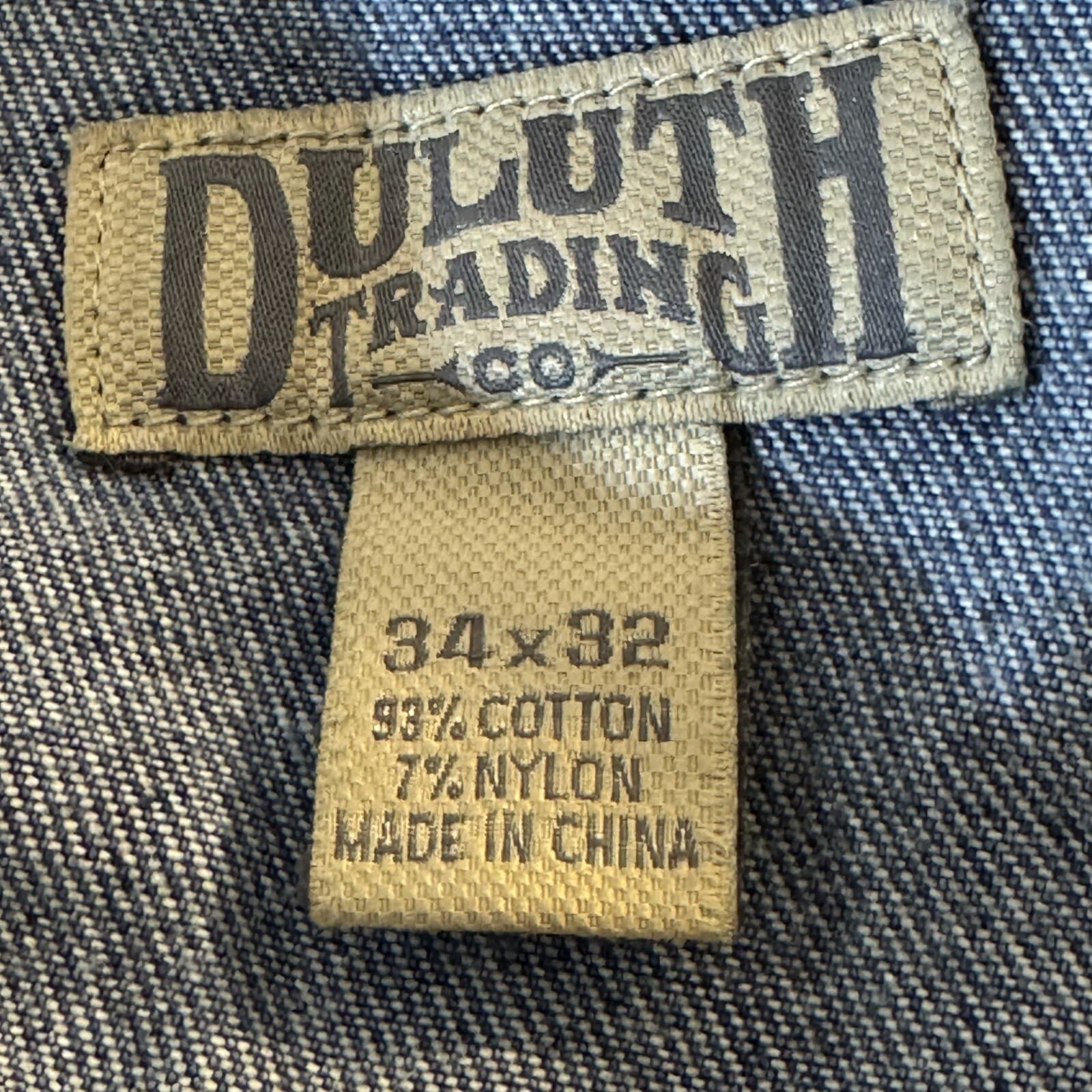 Duluth Trading Company Mens Carpenter Jeans 34 x 32 Blue Mid-Rise Straight - Thumbnail 12