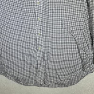 Ralph Lauren Shirt Mens 16 34/35 Lavender Check Yarmouth Button Down Long Sleeve - Thumbnail 3