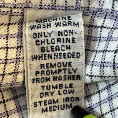 Ralph Lauren Shirt Mens 16 34/35 Lavender Check Yarmouth Button Down Long Sleeve - Thumbnail 14