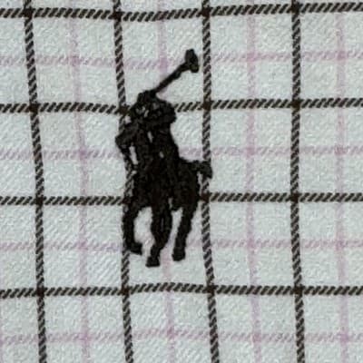 Ralph Lauren Shirt Mens XL Cream Tattersall Plaid Classic Fit Long Sleeve Pony - Thumbnail 7