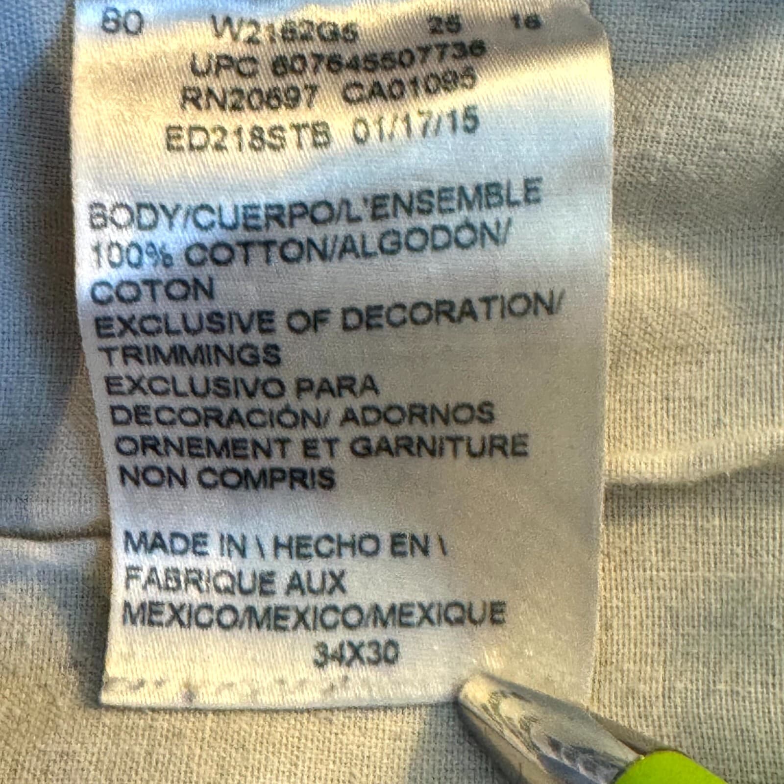 Dickies Dungaree Jeans Men 34x30 Brown Relaxed Fit Straight Leg Workwear - Thumbnail 7