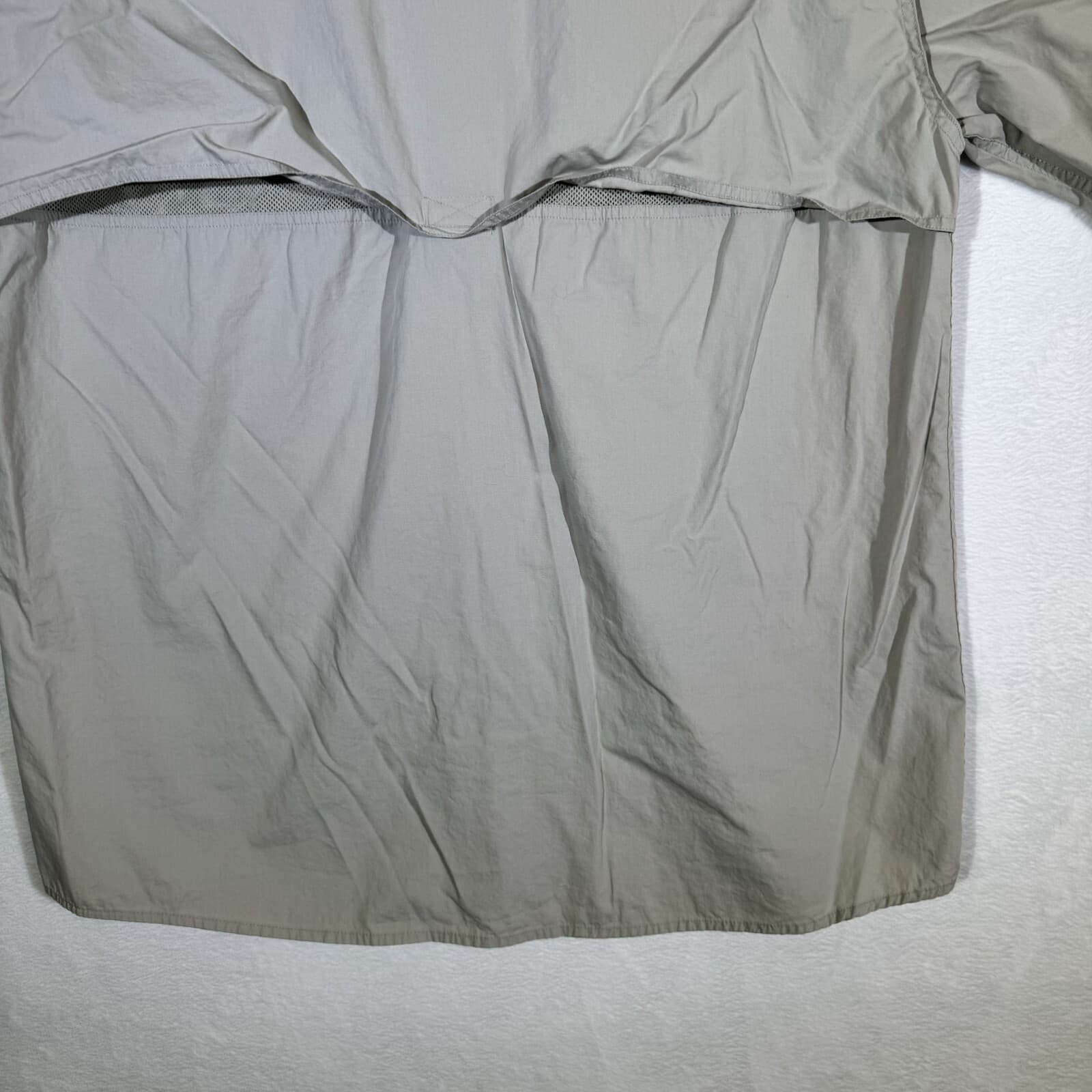 Reel Legends Men's Fishing Shirt Large Gray 100% Cotton Performance Vented Reel - Thumbnail 9