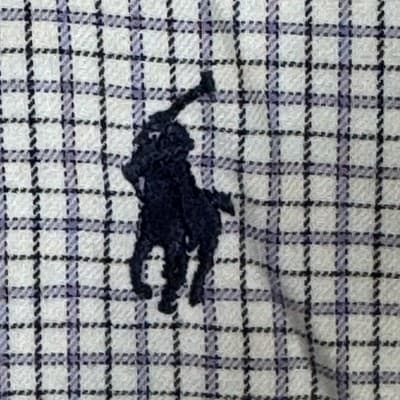 Ralph Lauren Shirt Mens 16 34/35 Lavender Check Yarmouth Button Down Long Sleeve - Thumbnail 7