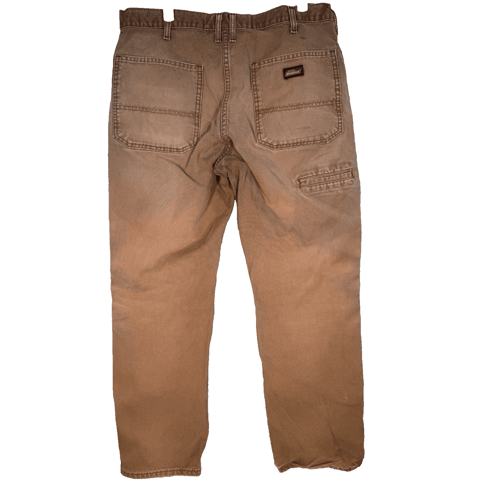 Dickies Dungaree Jeans Men 34x30 Brown Relaxed Fit Straight Leg Workwear - Thumbnail 2